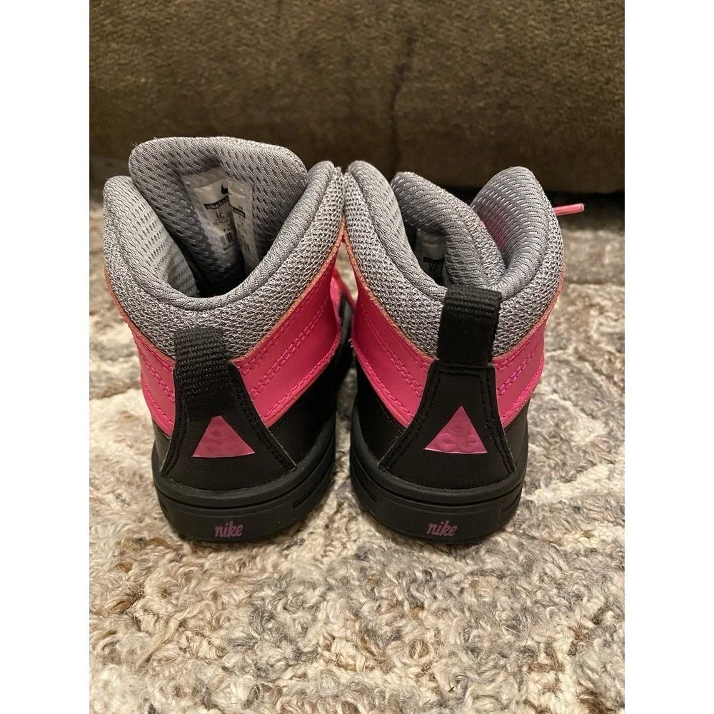 Nike ACG Woodside 2 High Boots Winter Toddler Girls Size 8 Pink Shoes